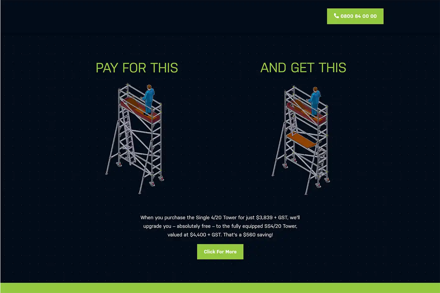 Equiptec Deal Landing Page image
